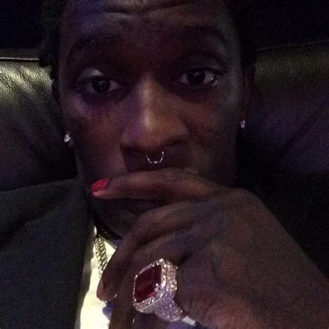 ‪Young Thug said wearing nail polish slowed his career.